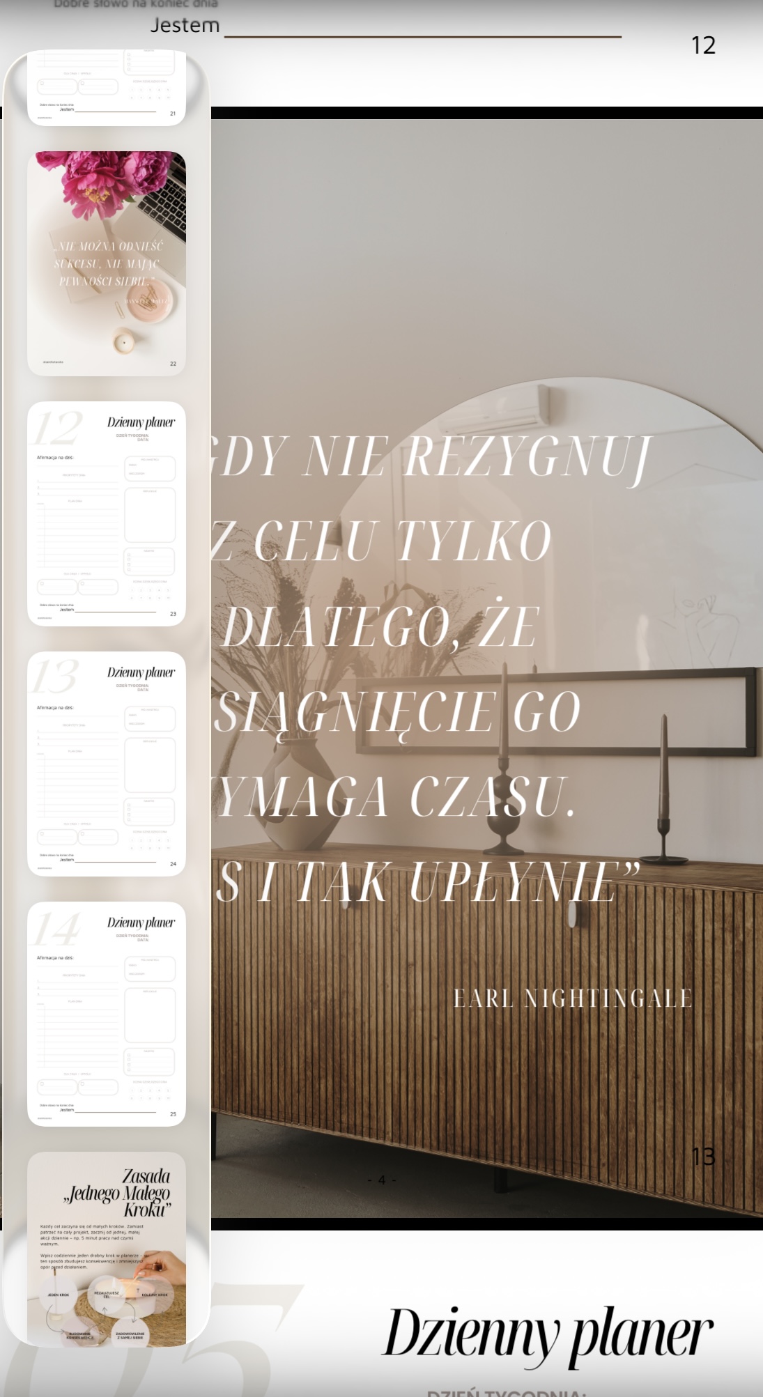 Dzienny Planner - 90 dni realizacji celów ✨ - obrazek 5