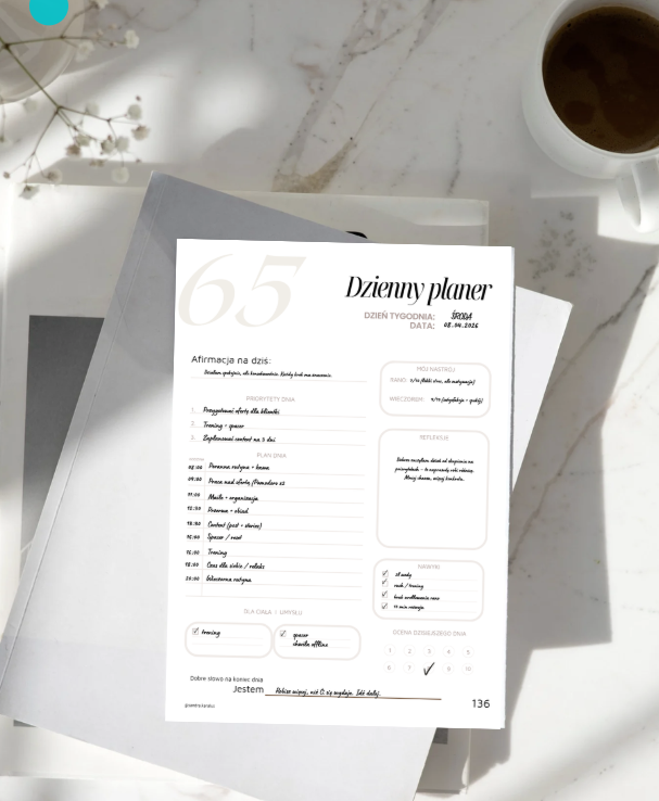 Dzienny Planner - 90 dni realizacji celów ✨ - obrazek 4